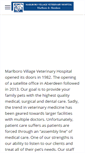 Mobile Screenshot of marlborovillagevet.com